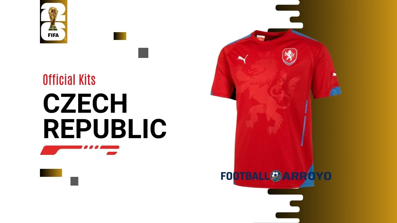 Official Czechia FIFA World Cup 2026 Kits