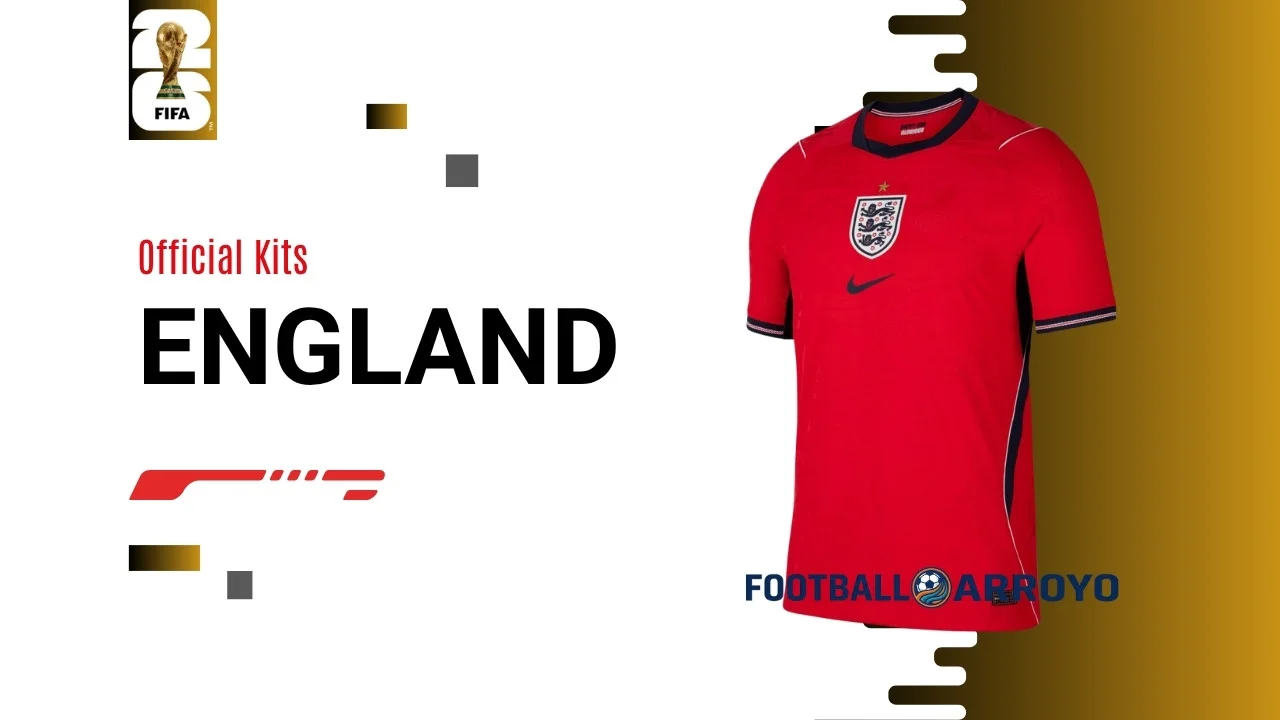 Official England FIFA World Cup 2026 Kits