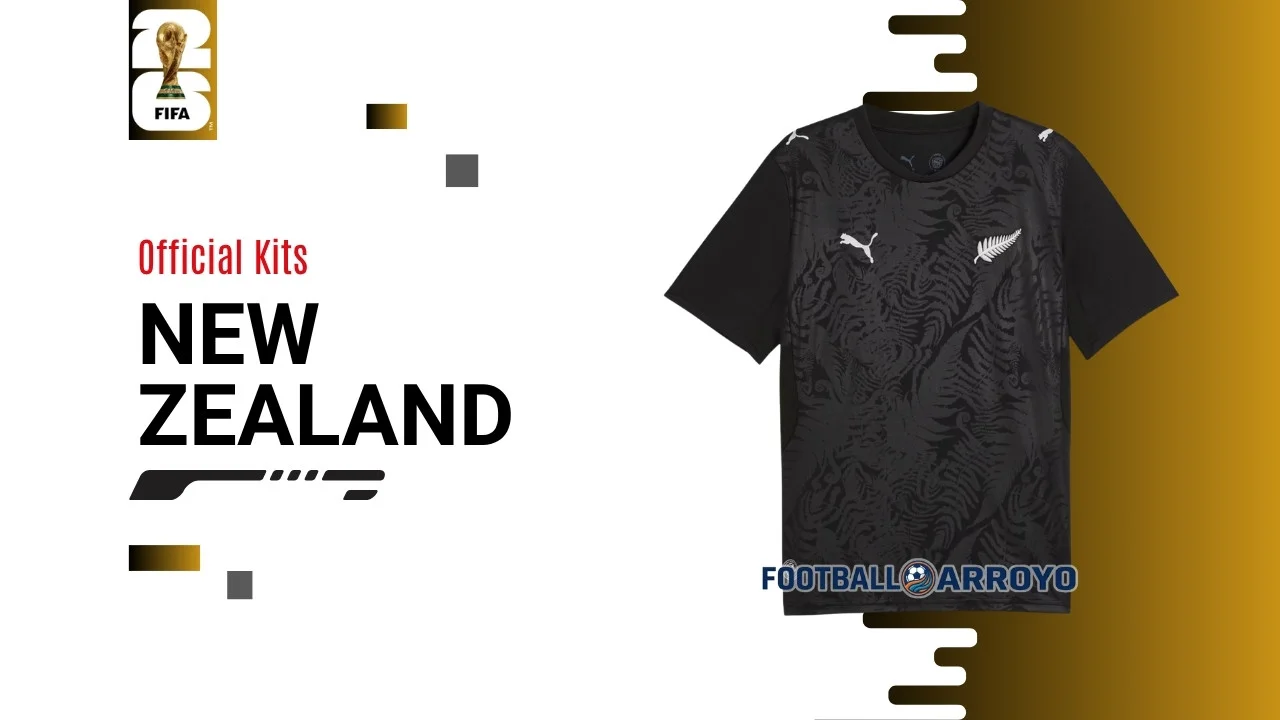 Official New Zealand FIFA World Cup 2026 Kits