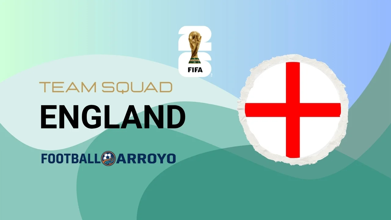 England Team Squad FIFA World Cup 2026