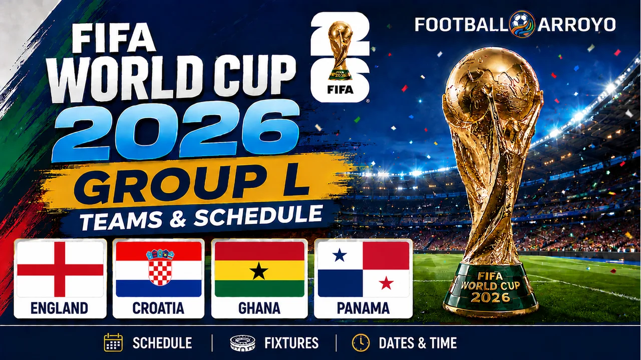 FIFA World Cup 2026 Group L Teams Schedule