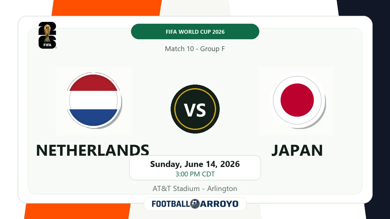 Netherlands Vs Japan Match 10