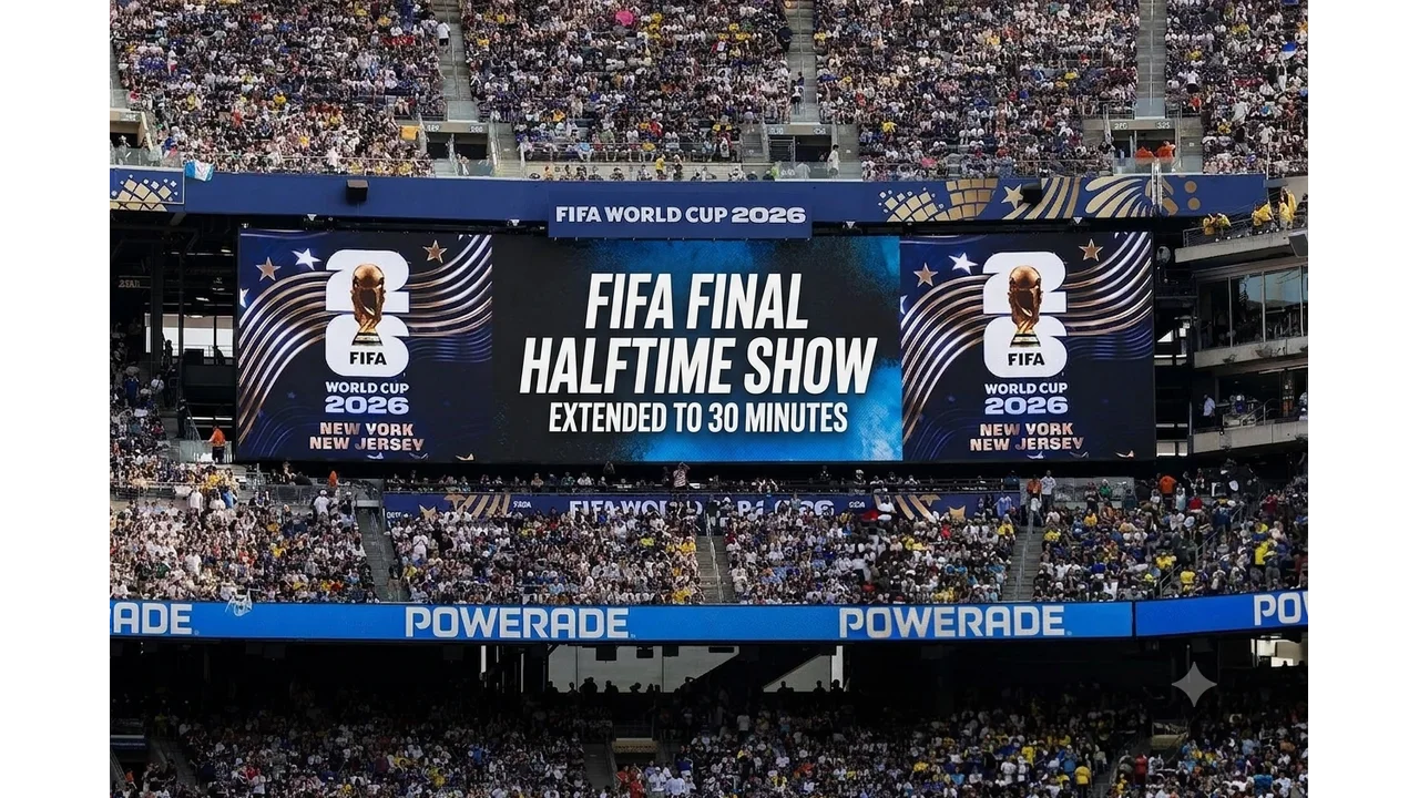 FIFA Final Halftime Show Extended To 30 Minutes