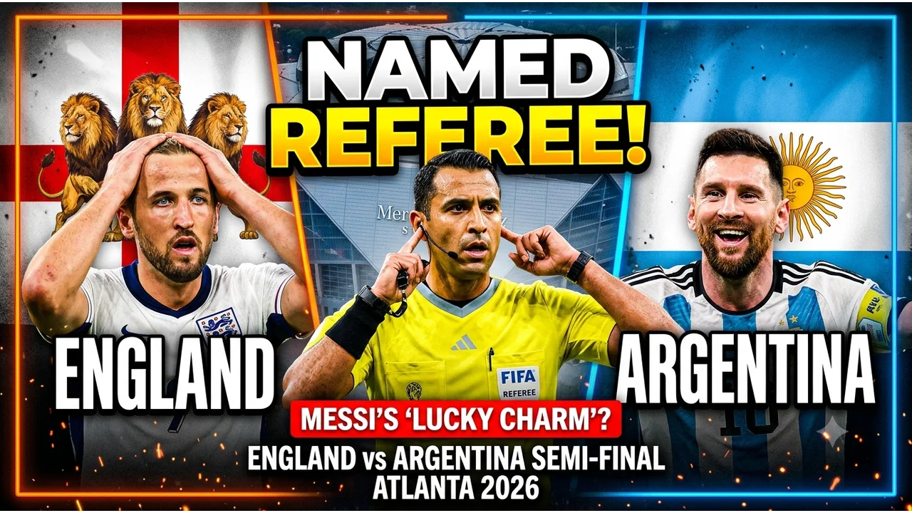 Ismail Elfath Named Referee For England vs Argentina Semi-Final