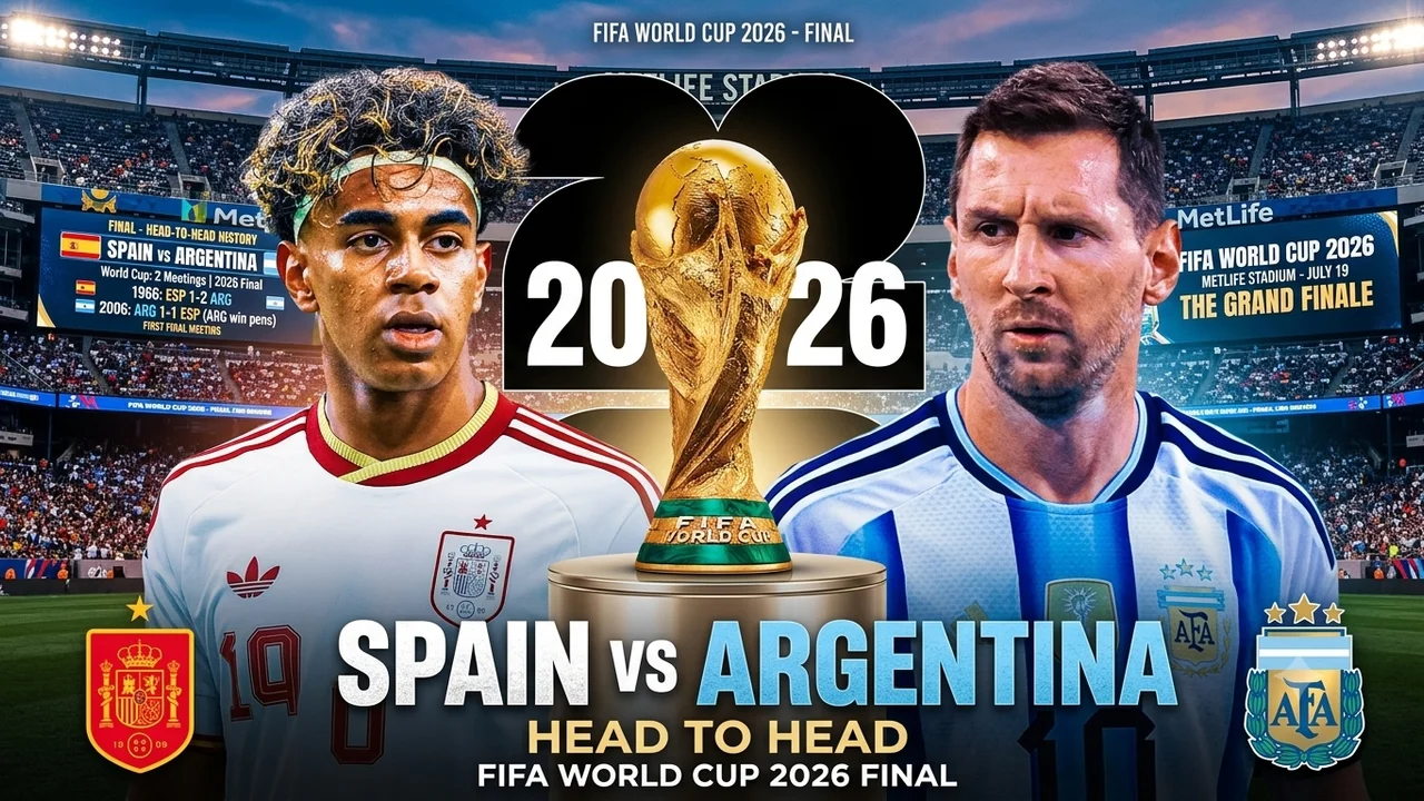 Spain vs Argentina Head to Head FIFA World Cup 2026 Final
