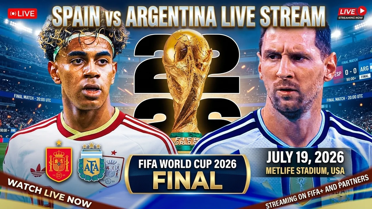 Spain vs Argentina Live Stream FIFA World Cup 2026 Final